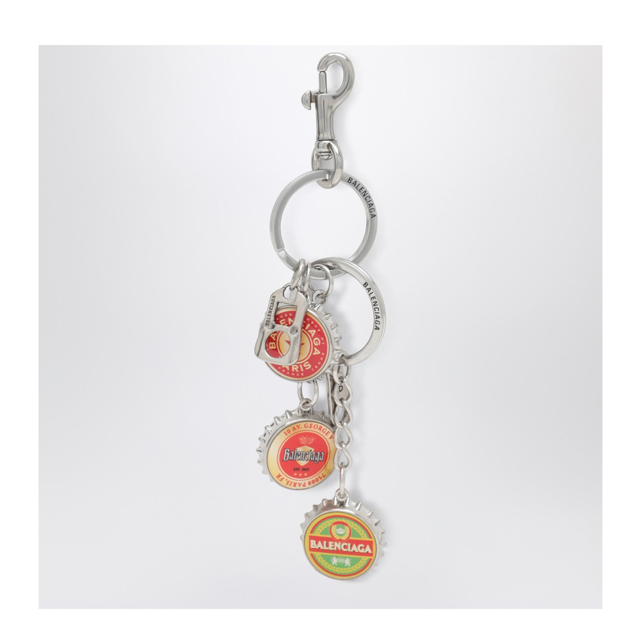 Logo Bottle Cap Keyring Charm - Image 1