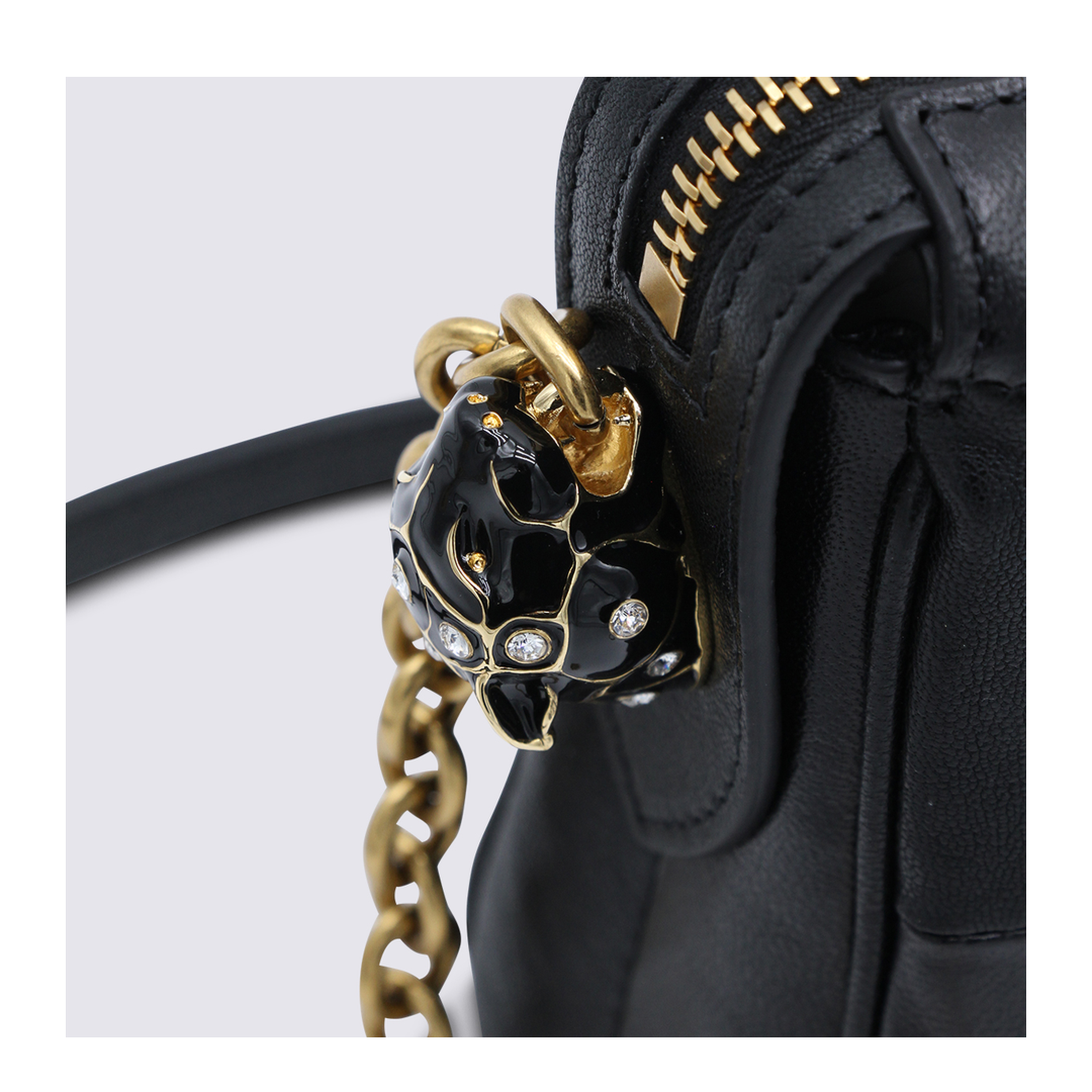 Panthea Small Nappa Shoulder Bag - 0NO - Image 8
