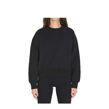 Long Sleeve Crew-Neck Boxy Sweater - Image 1