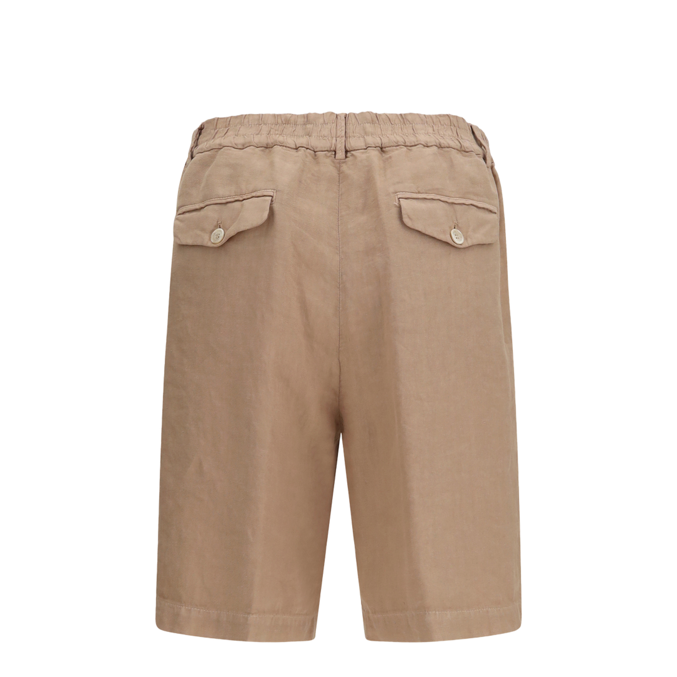 Lightweight Délavé Linen Shorts - Image 2