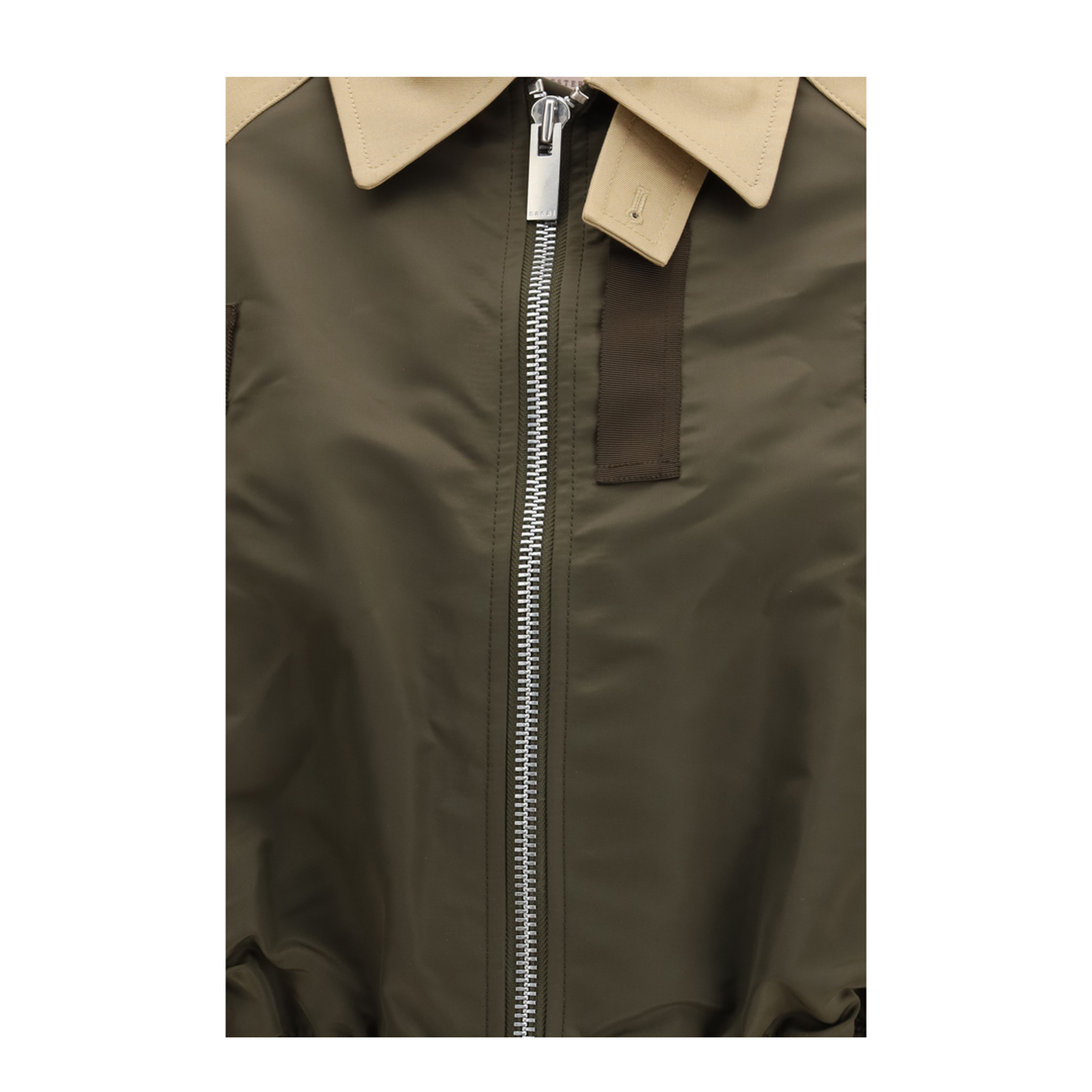 Cotton and Nylon Bomber Jacket - Image 3