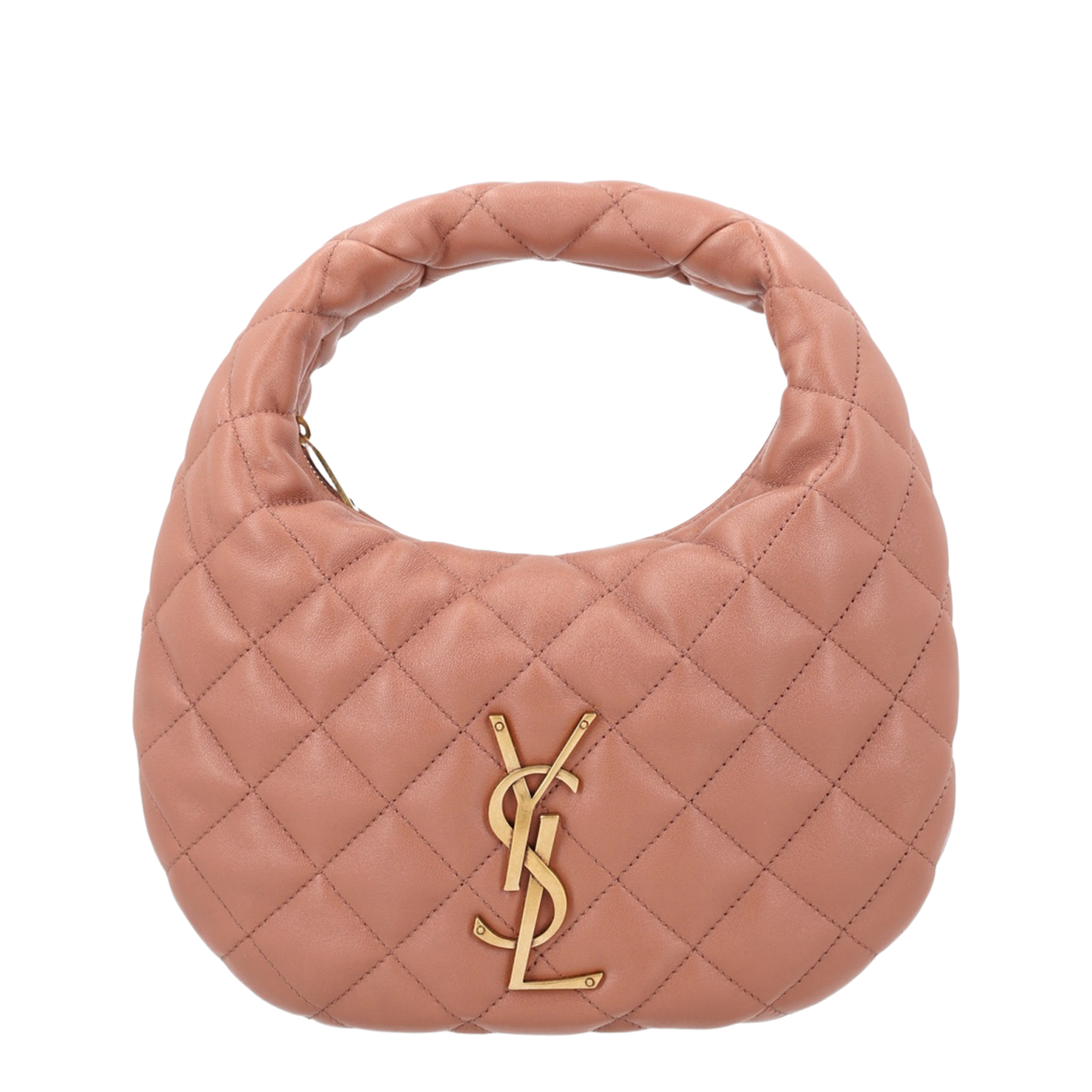 Icarino Quilted Nappa Handbag - Hortensia - Image 1