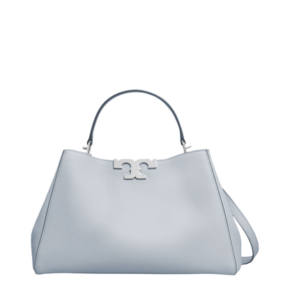 Eleanor Leather Handbag - Light Blue - Image 3