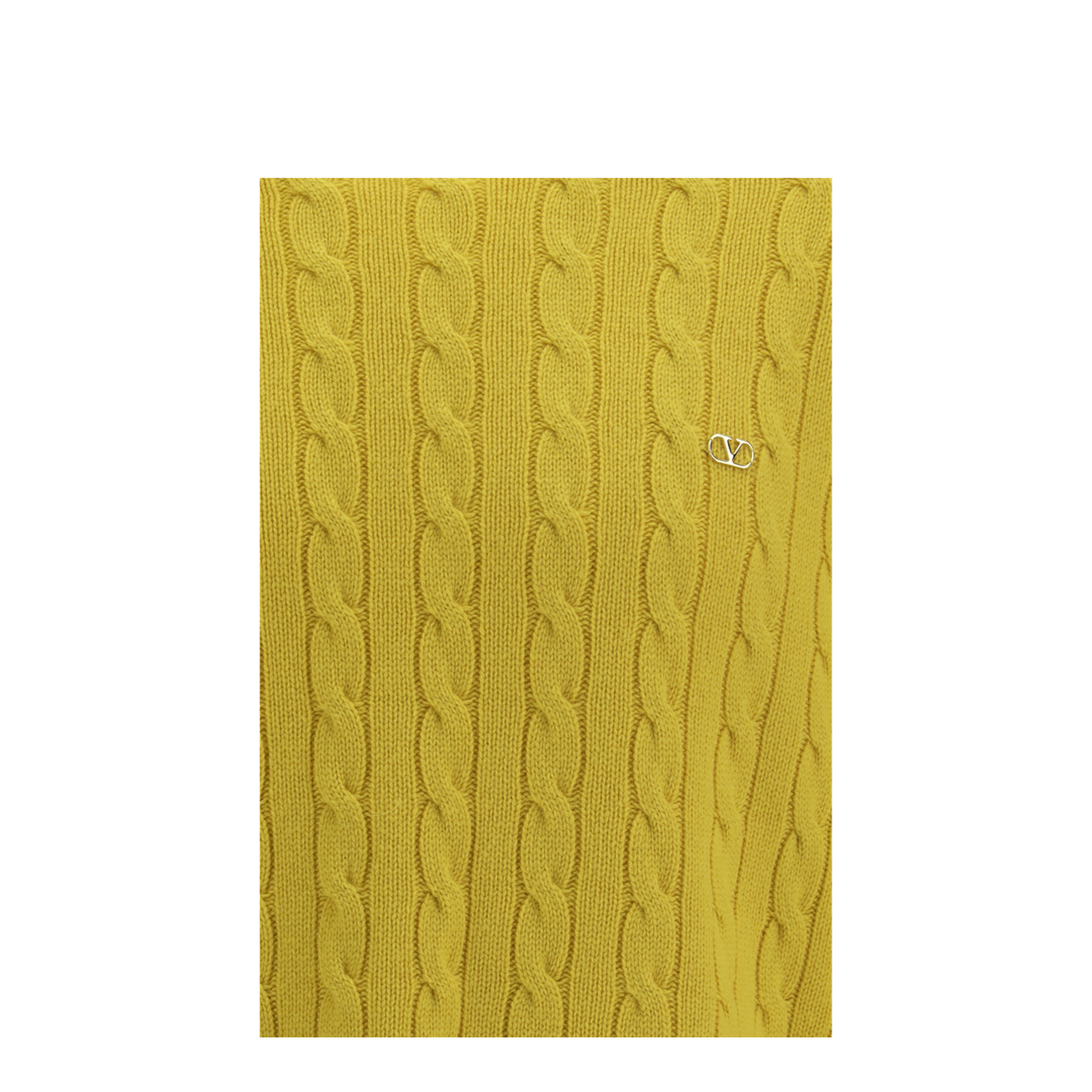 VLogo Cable-Knit Cashmere Sweater - Image 3