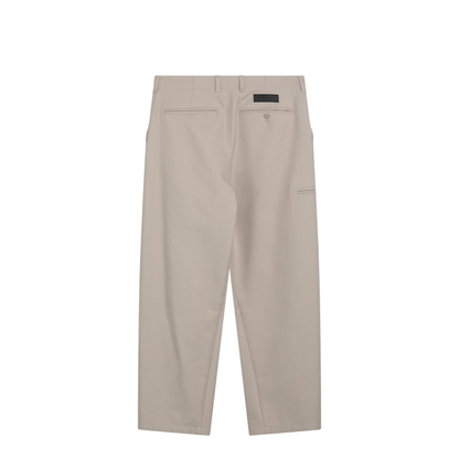 Beige Cotton Trousers - Image 2