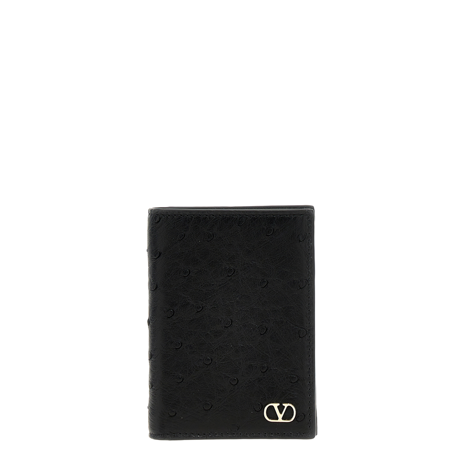 Ostrich Leather Card Holder - Image 1