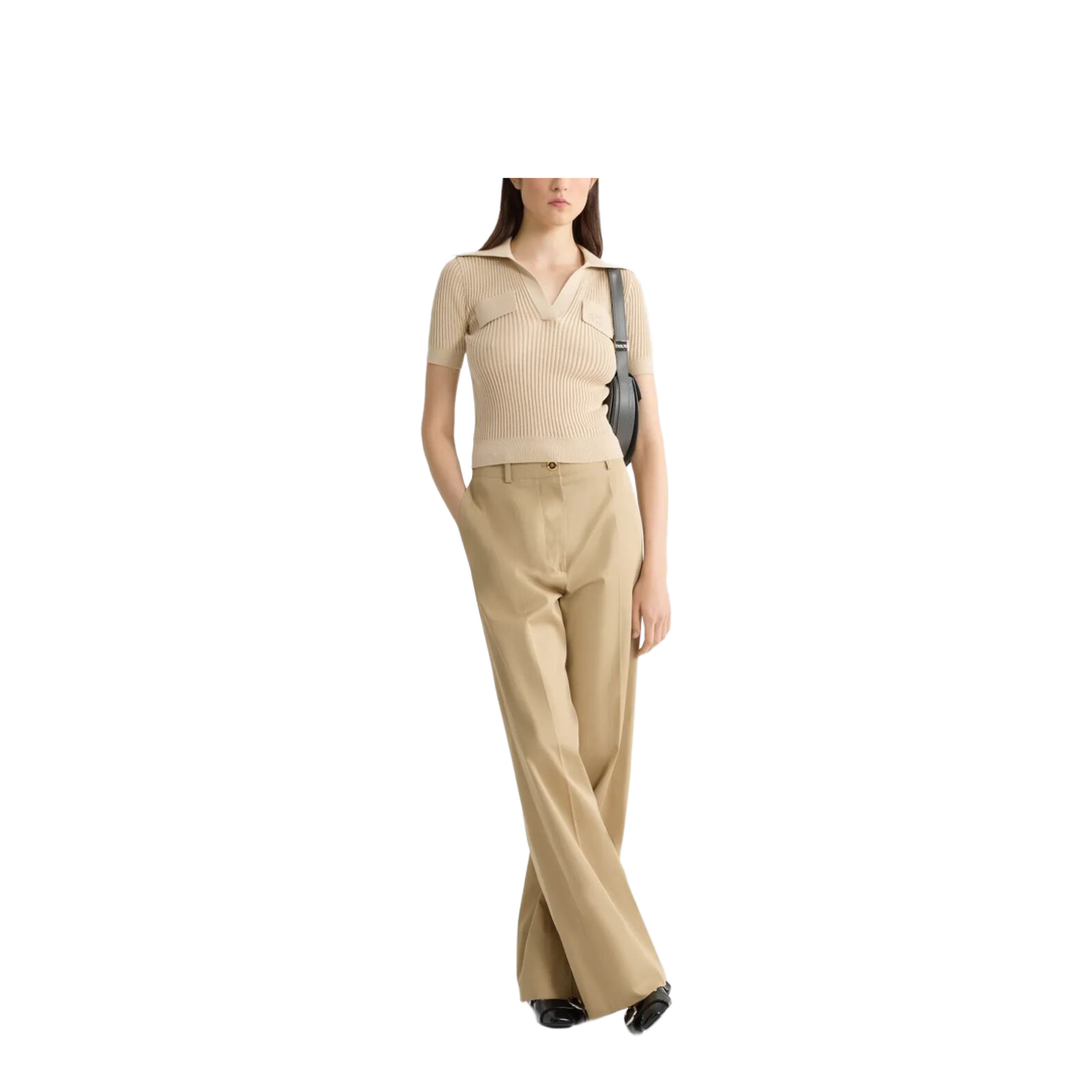 Embroidered Knitted Cotton Polo Shirt - Image 4