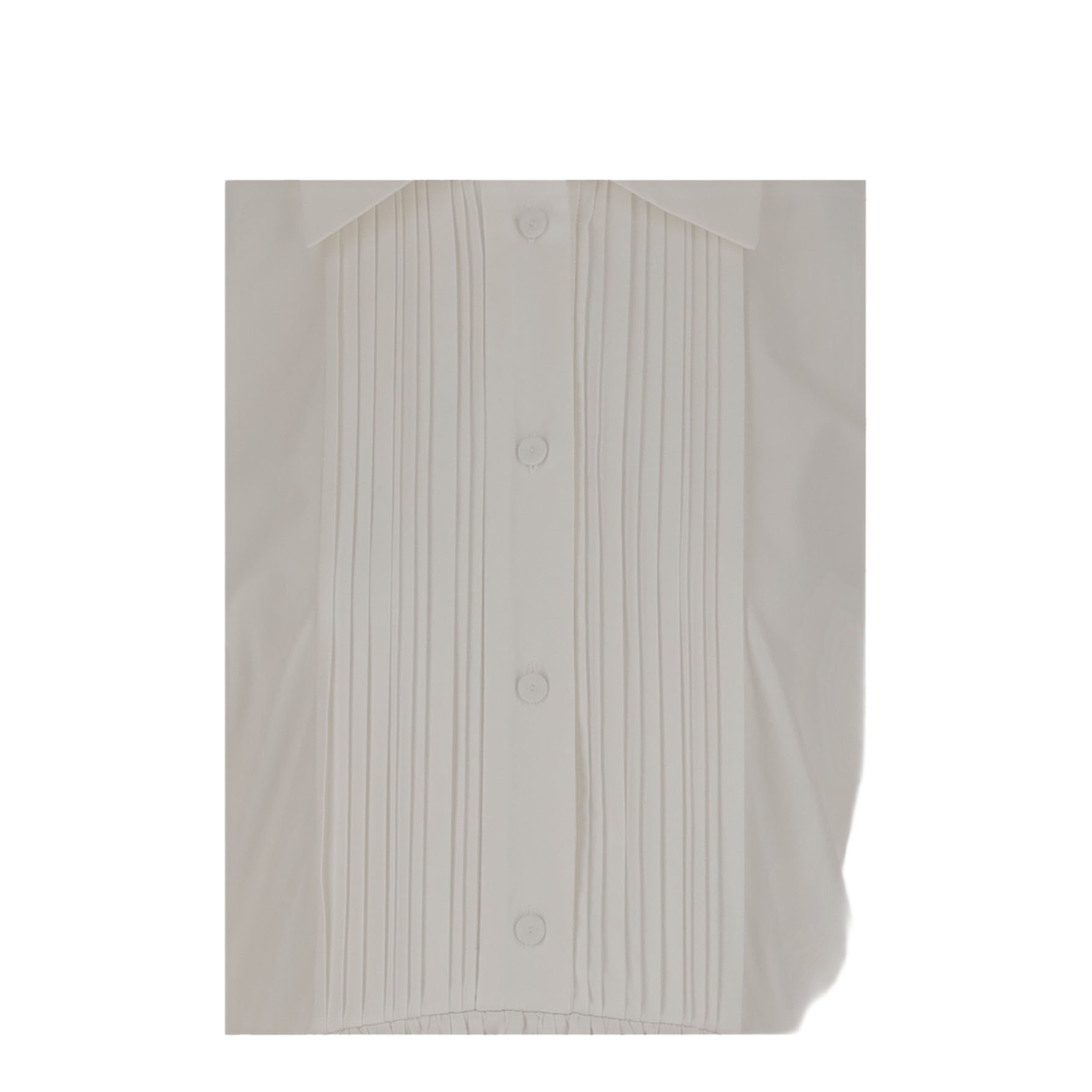 Cotton Poplin Dress White - Image 3