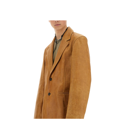 Leather Opening Blazer - Image 4