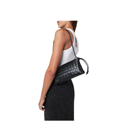 Andiamo Leather Crossbody Bags - Black - Image 2