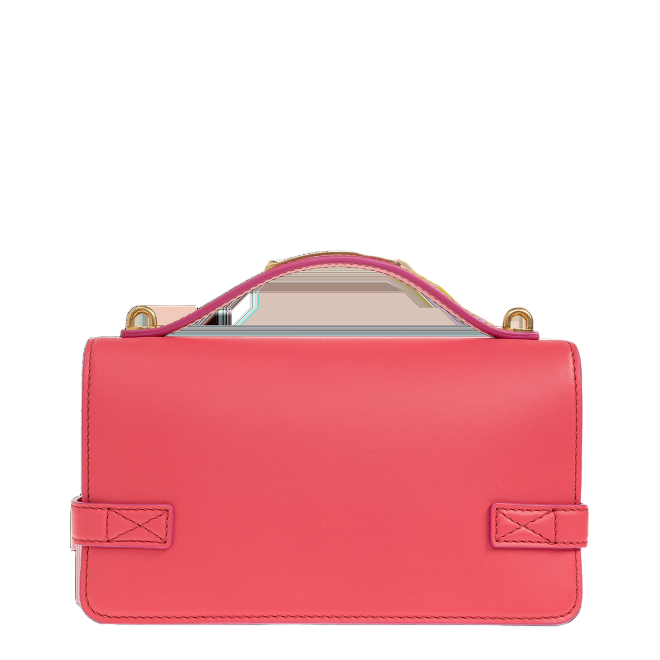 B-Buzz 24 Calfskin Top Handle Bag - Rose Fuchsia - Image 3