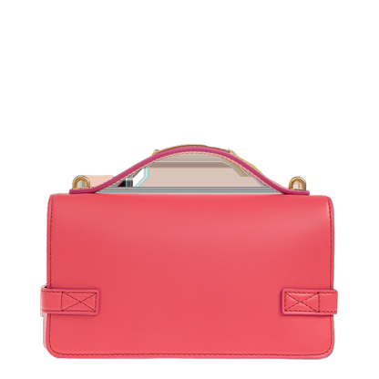 B-Buzz 24 Calfskin Top Handle Bag - Rose Fuchsia - Image 3