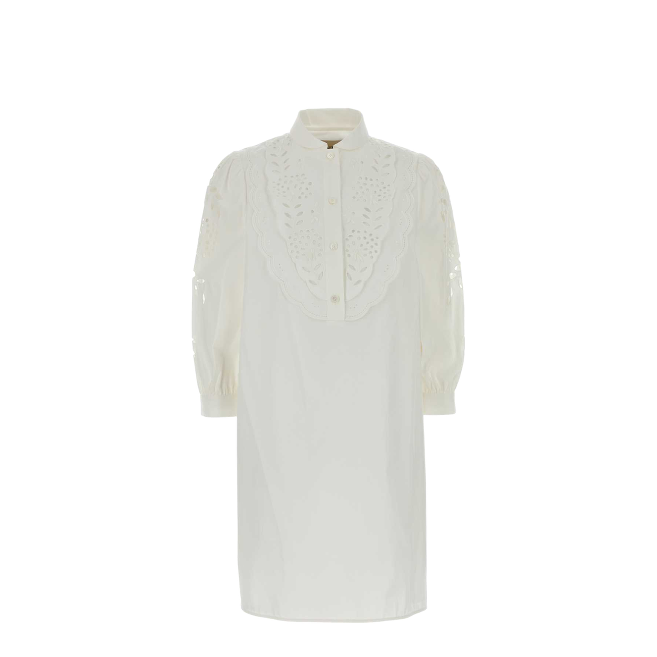 Embroidered Short Dress - Image 1