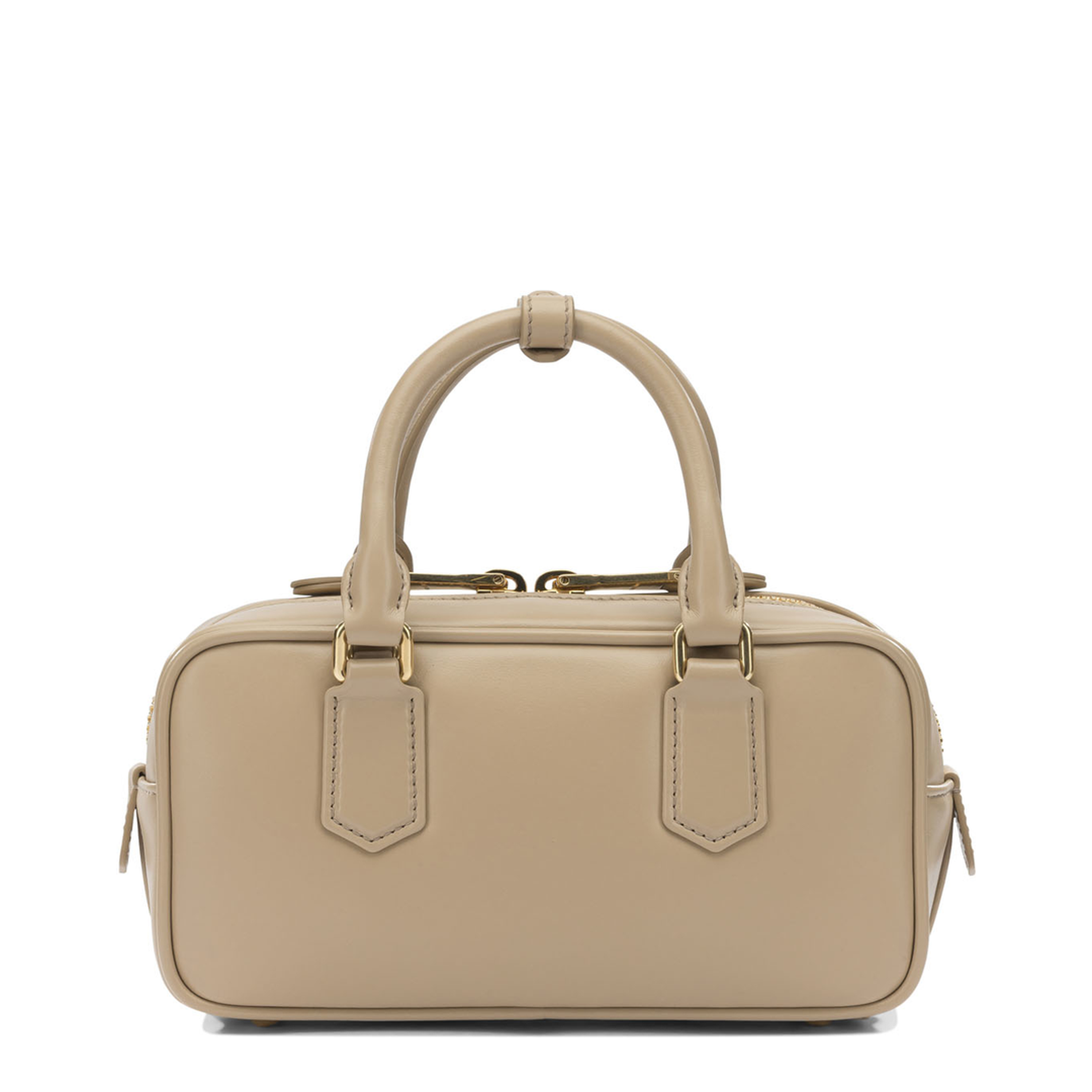Arcadie Small Calfskin Handbag - Sand Beige - Image 3