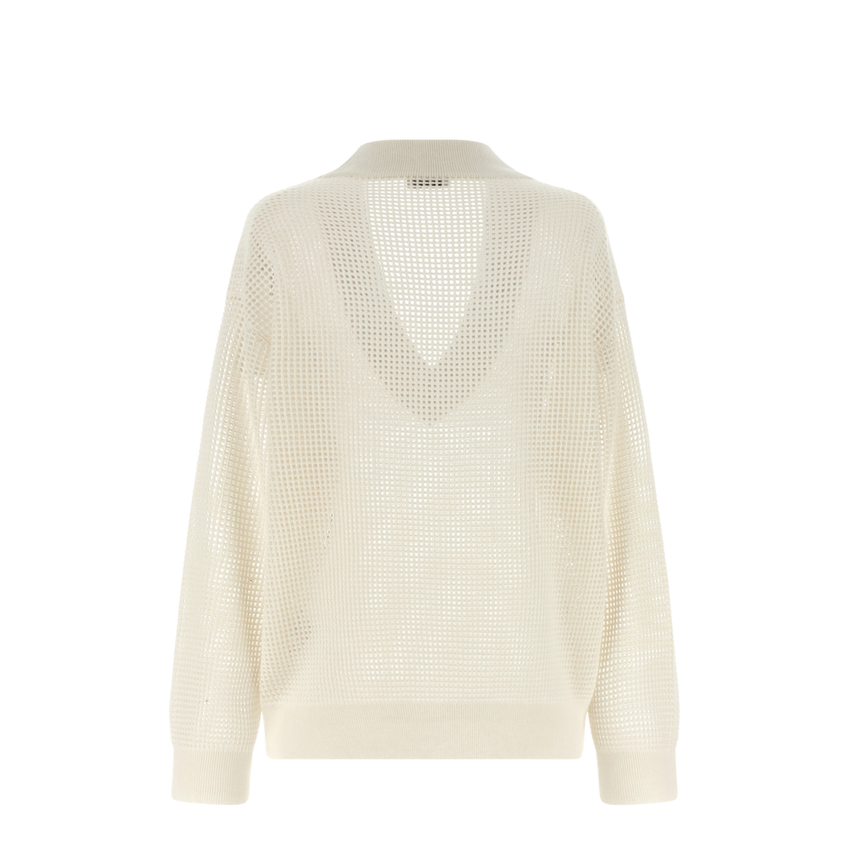 Women's Knitted Sweater White - Image 2