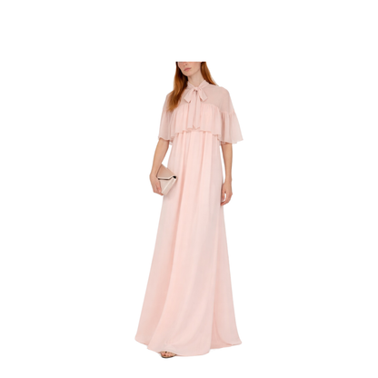Silk Cape with Bow - Image 2