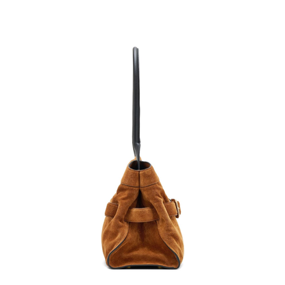 Dakota Large Suede Satchel - Copper - Image 4