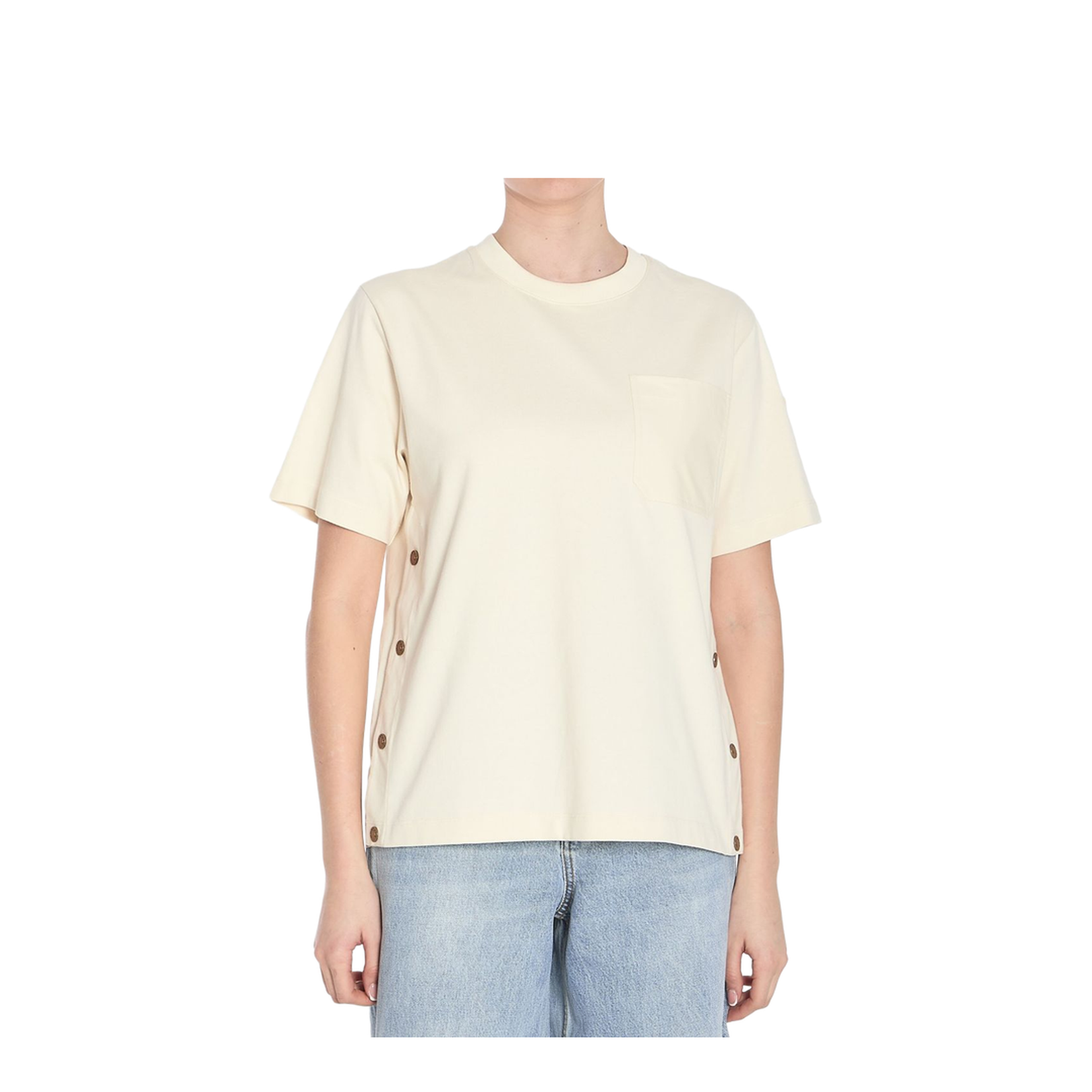 Cotton T-Shirt with Pocket - Image 1