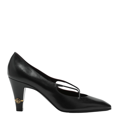 Giulietta Pumps in Black Leather - Image 1