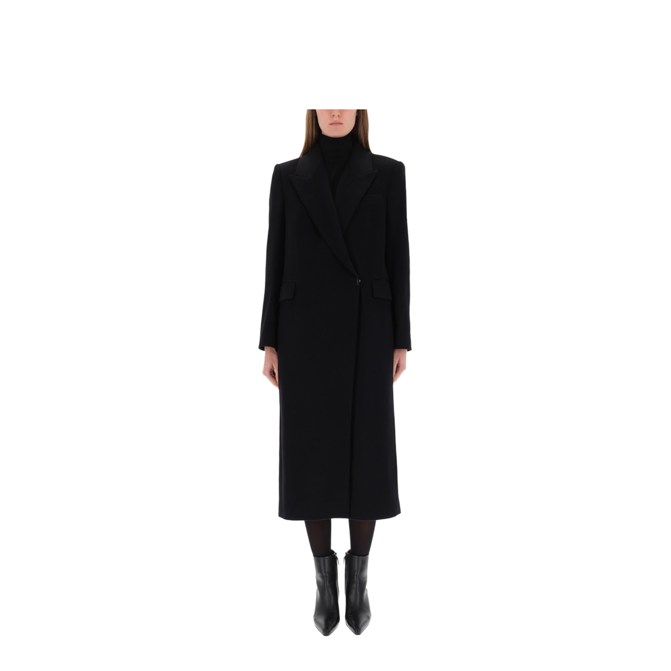 Double-Breasted Midi Coat - Image 1