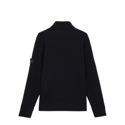 Ribbed Wool Turtleneck Pullover - Image 2
