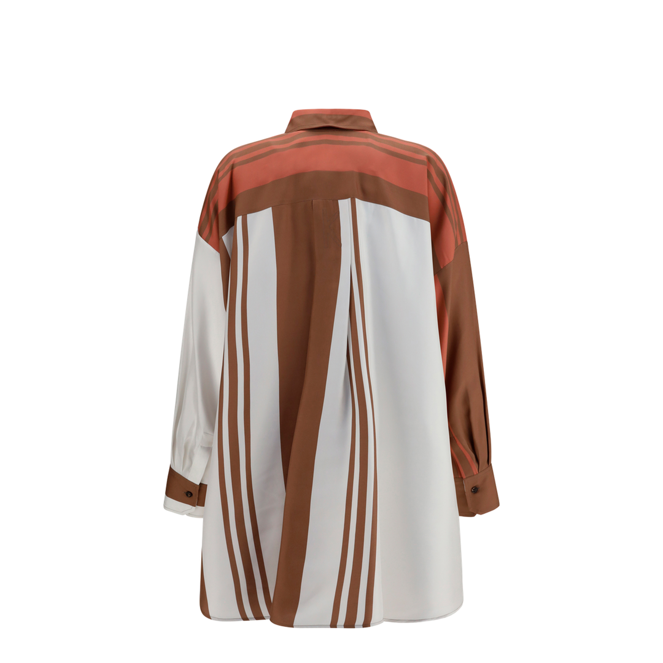 Long Striped Silk Shirt - Image 2