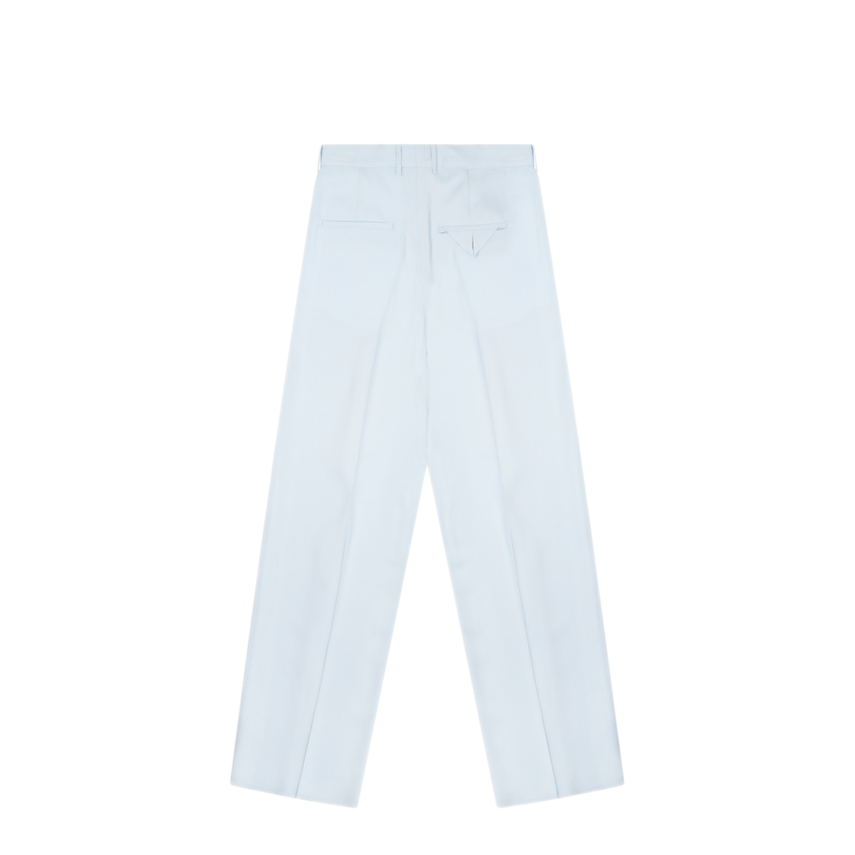 Viscose And Silk Twill Straight Trousers - Image 3