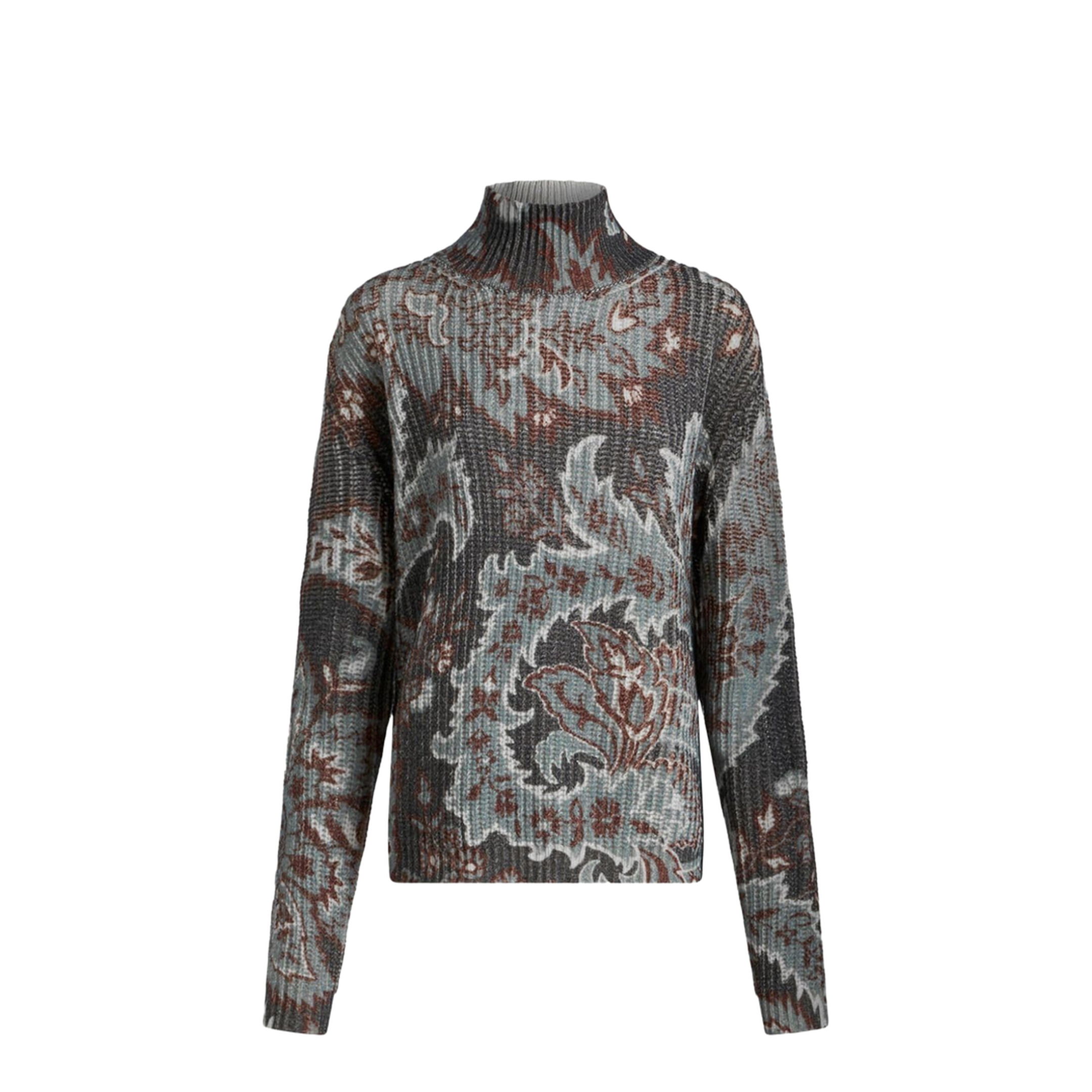 Printed Wool Sweater - Image 5