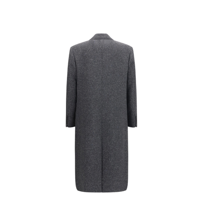 Long Single-Breasted Coat - Image 2