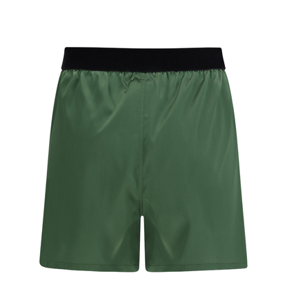 Stretch Silk Satin PJ Shorts - Image 2