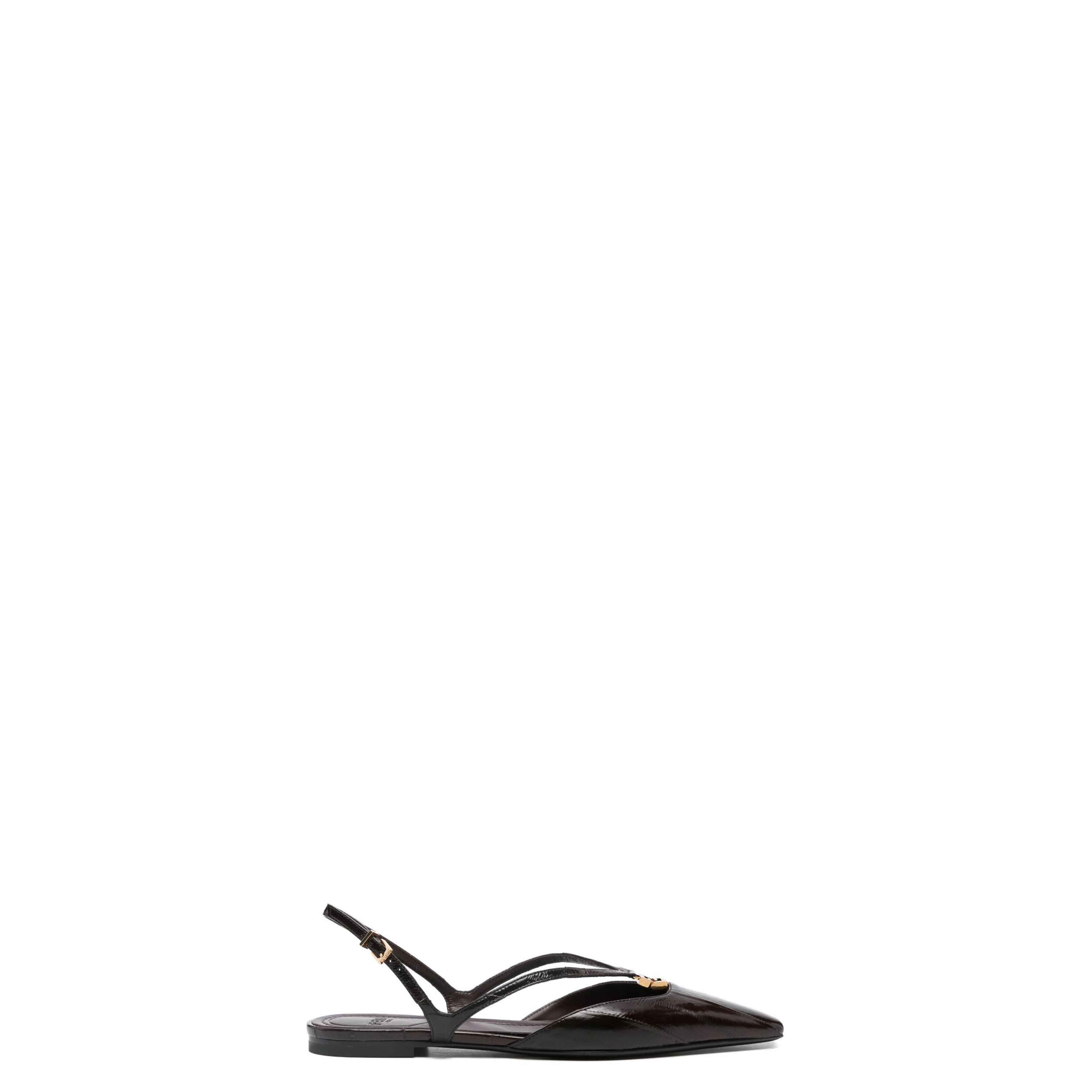 Flat Shoes Brown - Image 1
