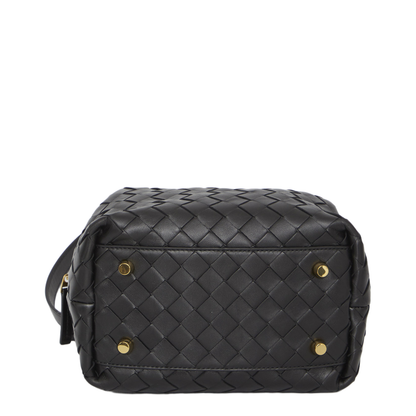 Bauletto Mini Leather Handbags - Black - Image 4