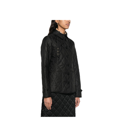 Quilted Jacket In Black - Image 3