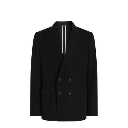 Double-Breasted Wool Blazer - Image 1