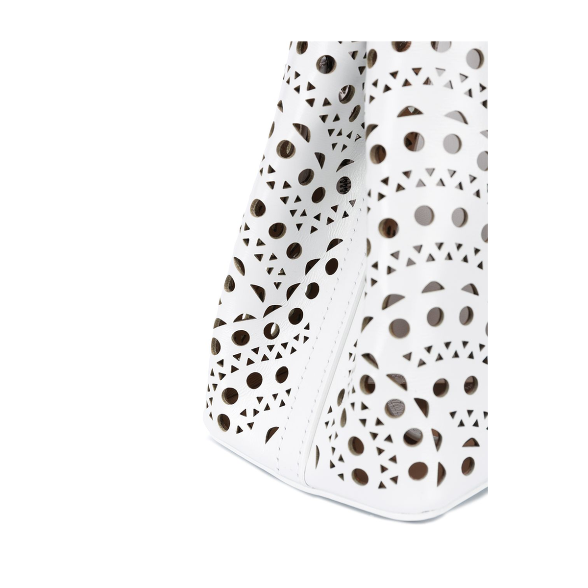 Mina 20 Bag in Vienne Wave Calfskin - Optical White - Image 3