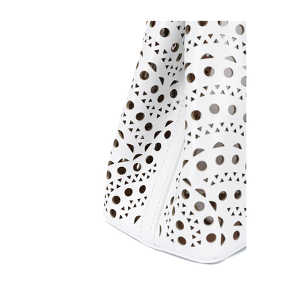 Mina 20 Bag in Vienne Wave Calfskin - Optical White - Image 3