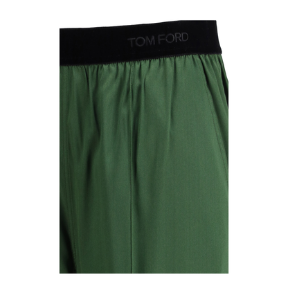 Stretch Silk Satin Pants - Image 3