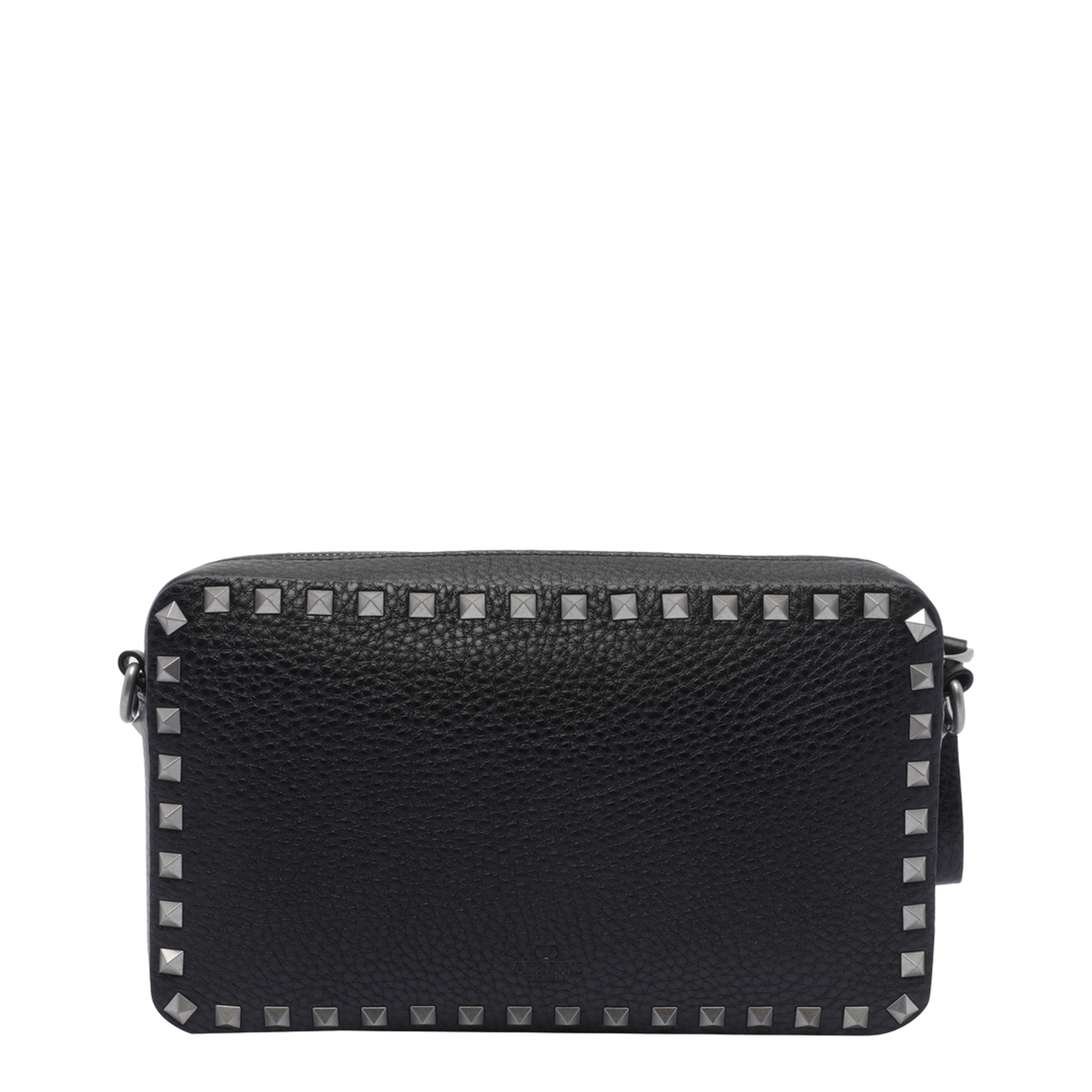 Rockstud Crossbody Bag - Black - Image 3