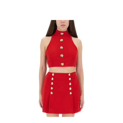 Red Virgin Wool Top - Image 1