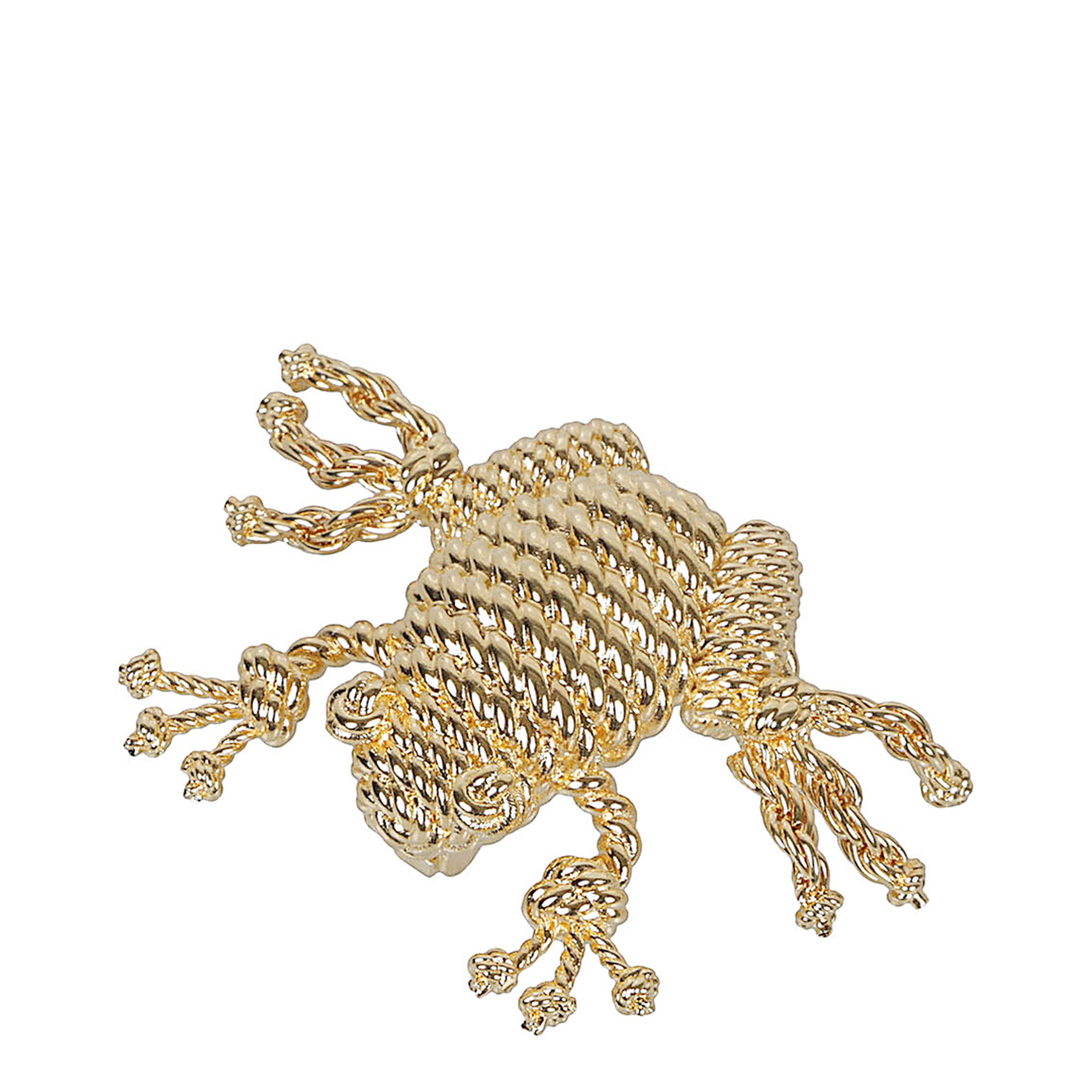 Metal Frog Brooch - Image 1