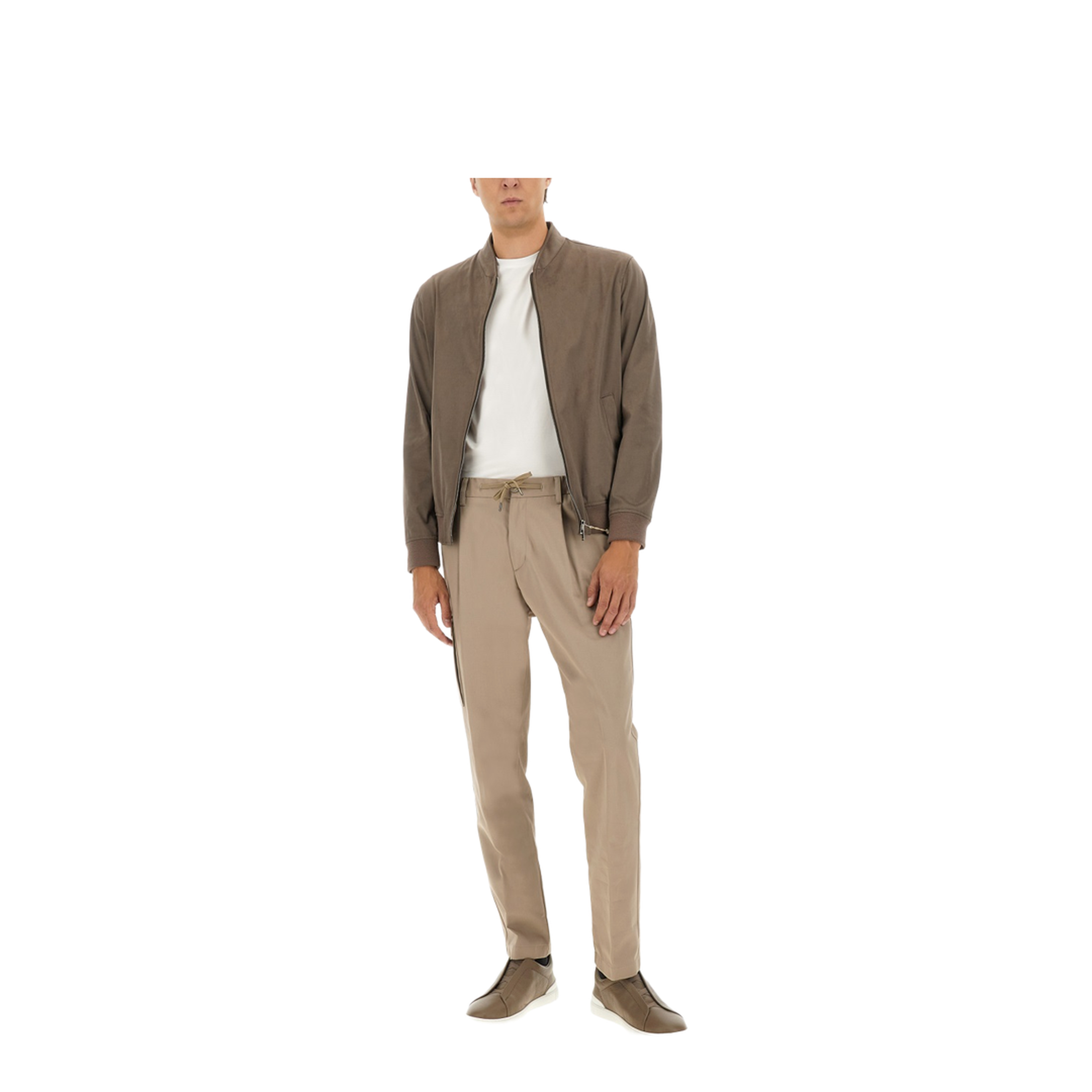 Resort Bomber Jacket in Suede Alternatives - Image 2