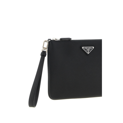 Saffiano Leather Clutch Bag - Image 3