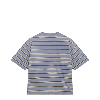 Violet Vintage-Effect Striped T-Shirt - Image 2