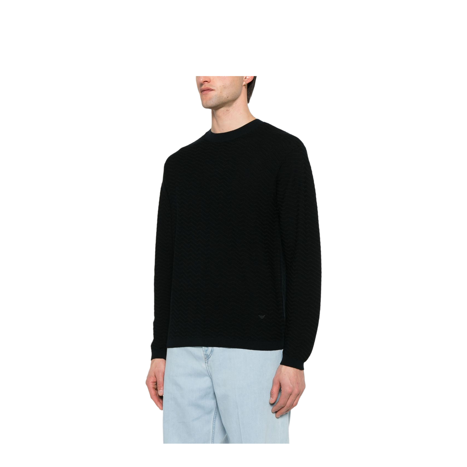 Wool Blend Crewneck Sweater - Image 2