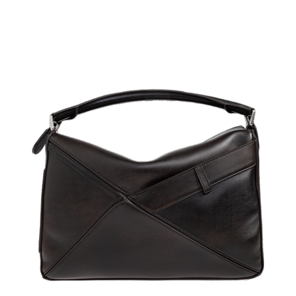 Puzzle Large Calfskin Bag - Vintage Brown - Image 3