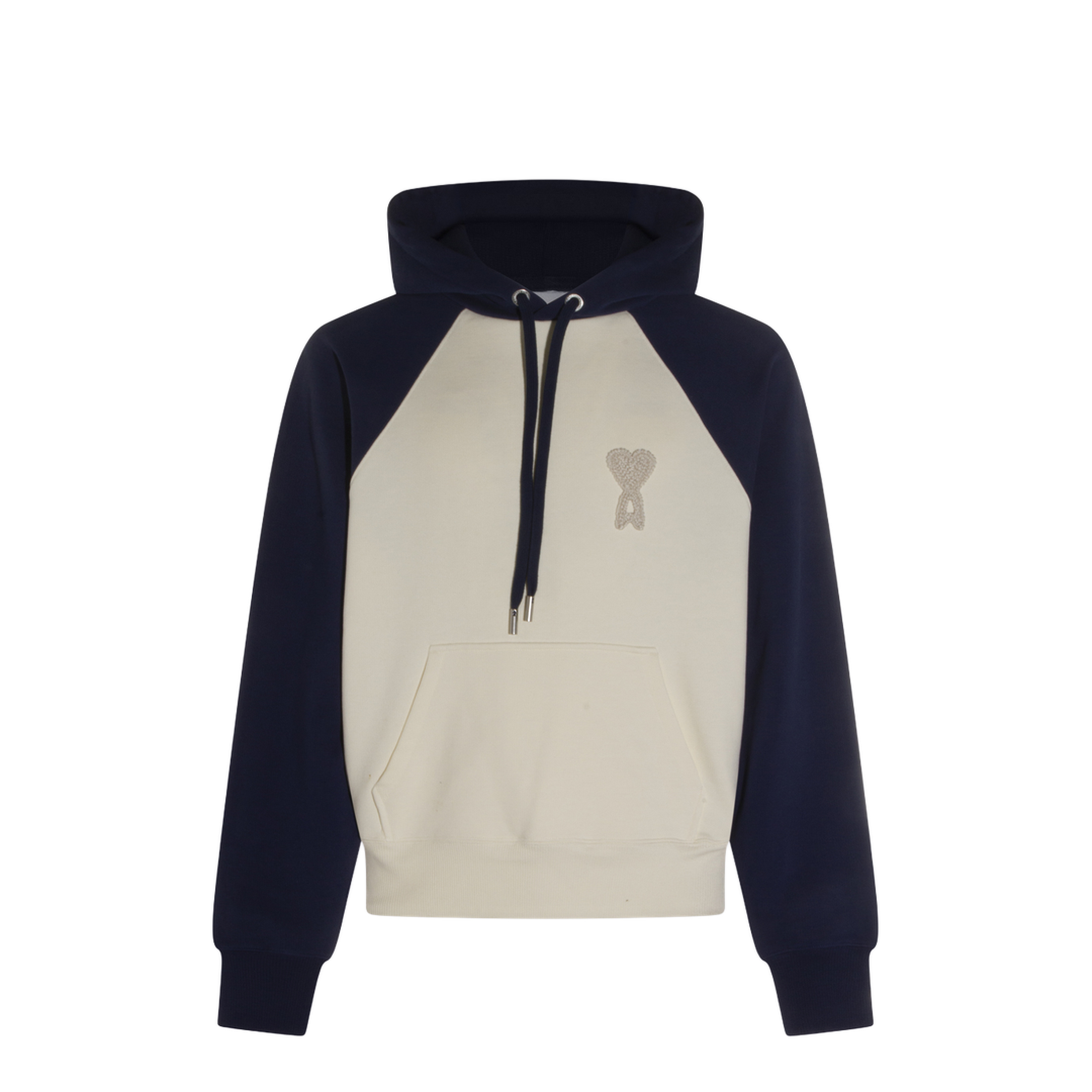 Hoodie in Cream/Blue - Image 2