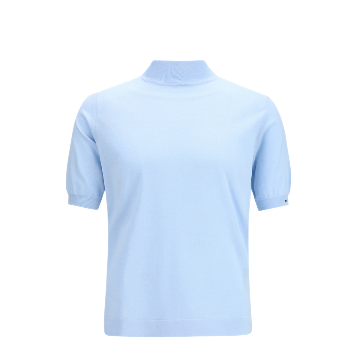 Light Blue Cotton Sweater - Image 1