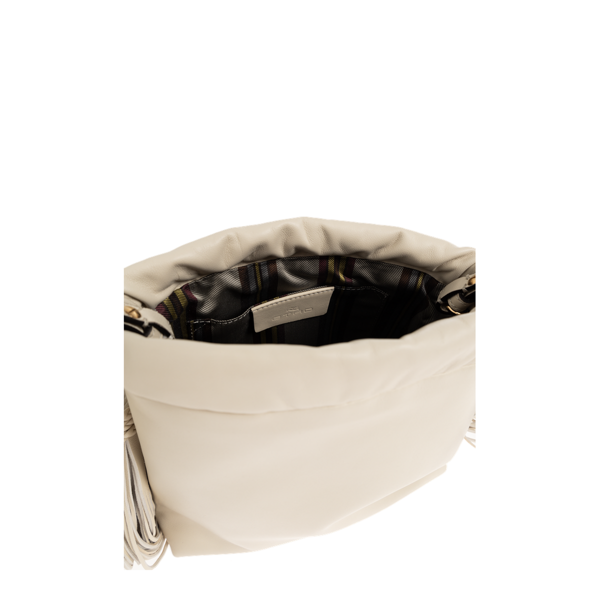 Kalispera Small Lambskin Crossbody - White - Image 4