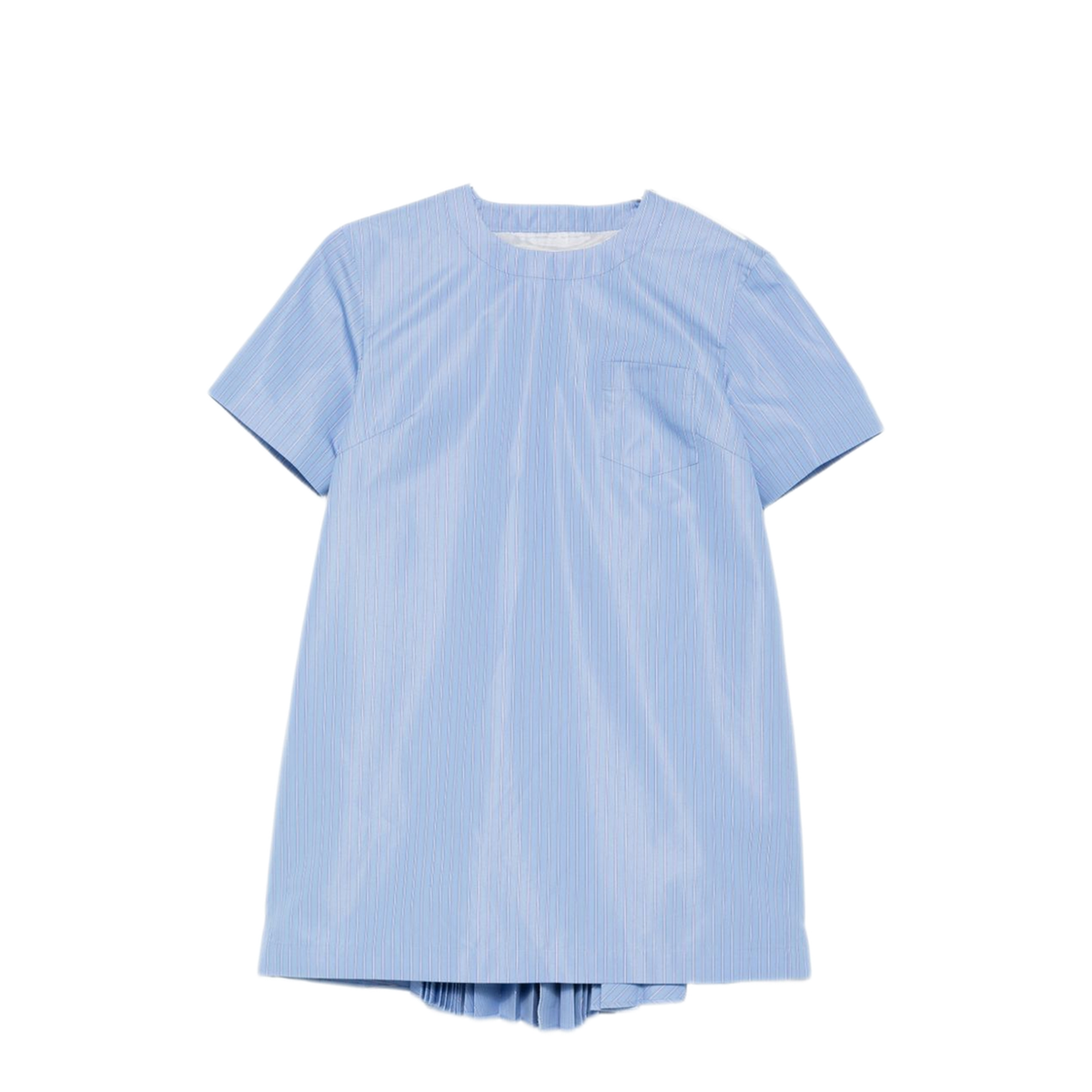 Light Blue Pleated Back Dress - Image 1