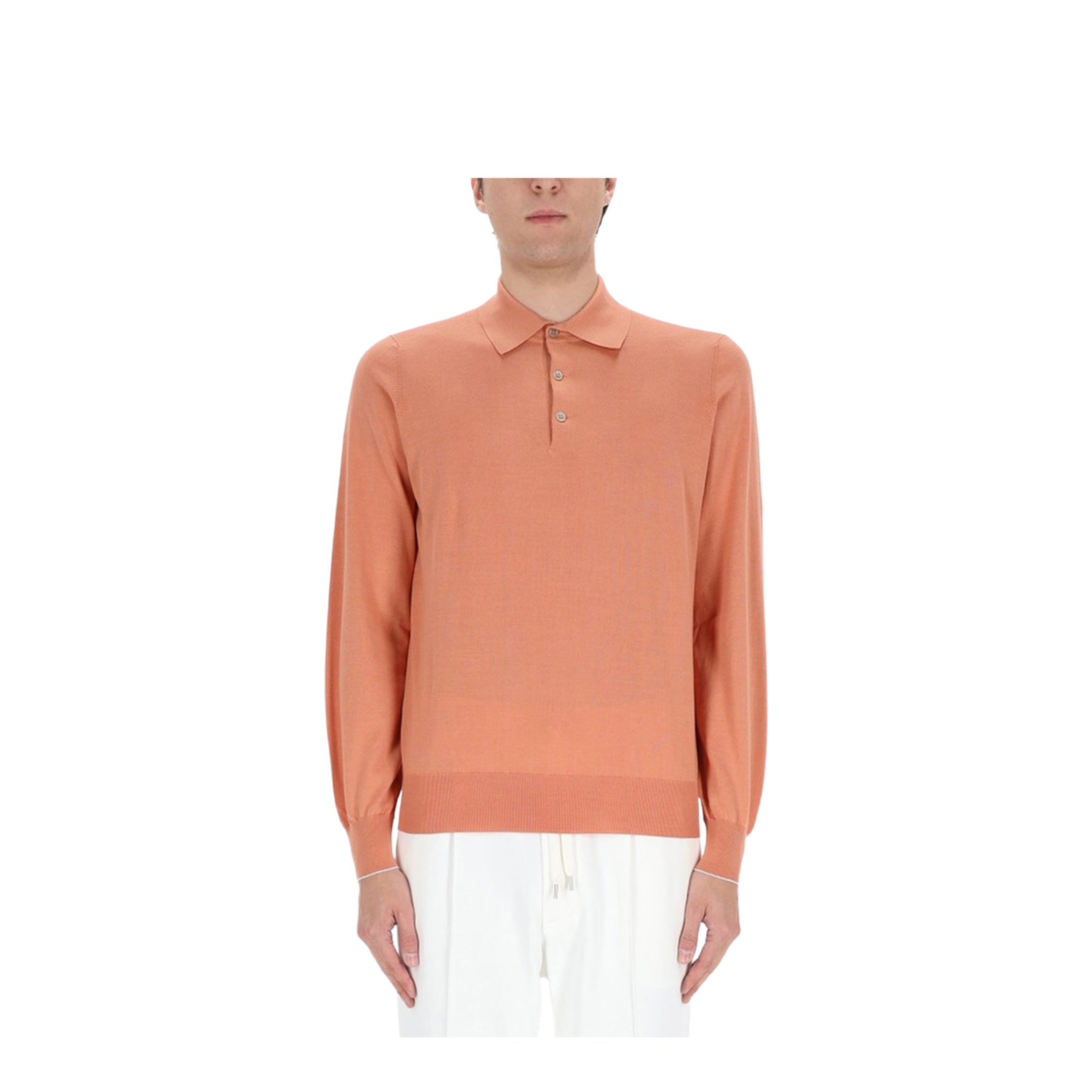 Cotton Knit Polo Shirt - Image 4